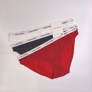 NWT Calvin Klein 3pc Bikini Panty Set